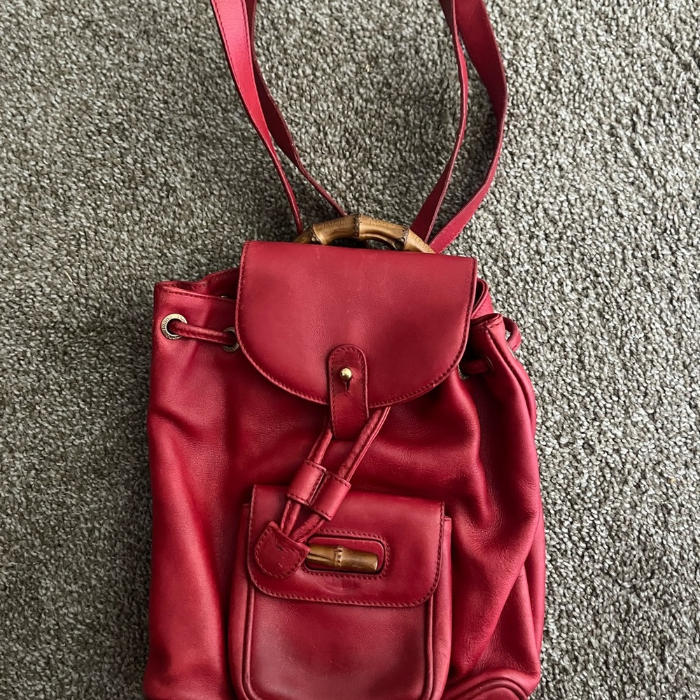 Gucci Bamboo Backpack